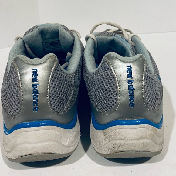 NEW BALANCE 1442 ROCK & TONE WALKING SHOES WOMENS 11B SILVER & BLUE SPEED WALKER - Picture 2 of 9